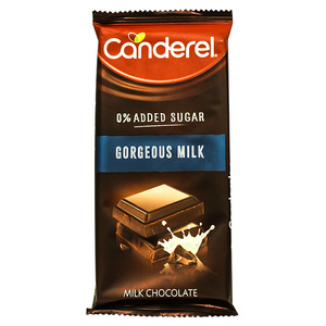 Canderel Gorgeous Milk Chocolate No Added Sugar 100g