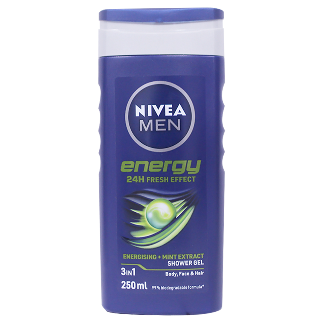 Nivea Shower Gel Energy 24h Freshness Men 250ml