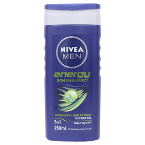 Nivea Shower Gel Energy 24h Freshness Men 250ml