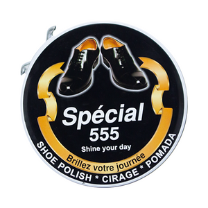 Special 555 Black Shoe Polish 40g