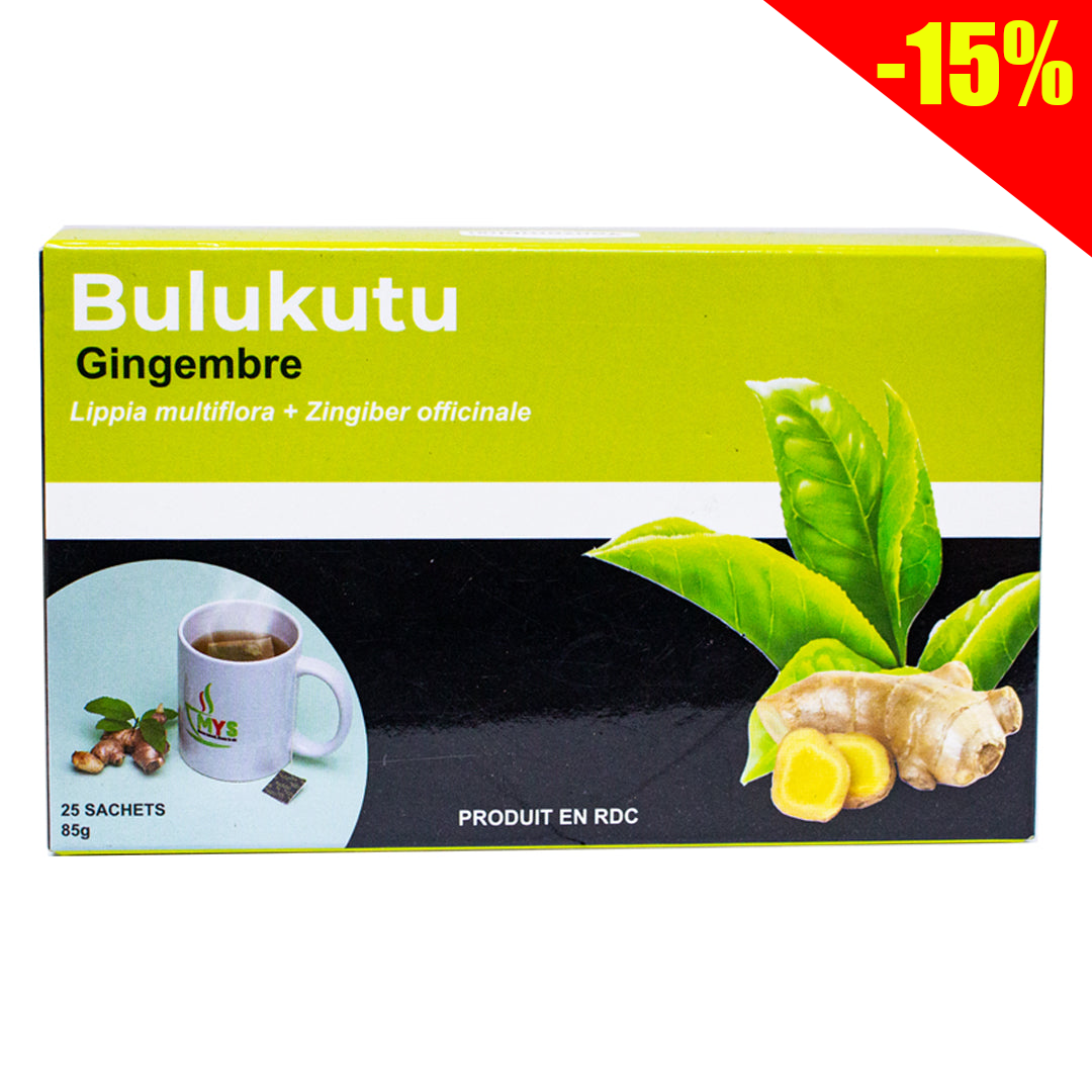 Bulukutu ginger tea 25 pieces 85g