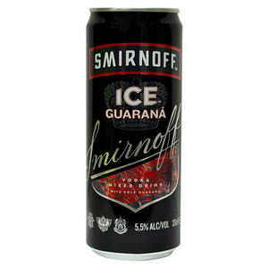 Smirnoff vodka ice guarana 5.5% 330ml