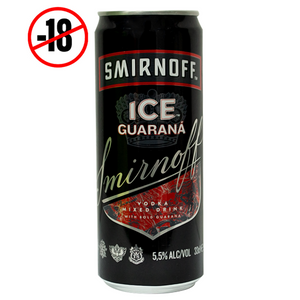 Smirnoff vodka ice guarana 5.5% 330ml