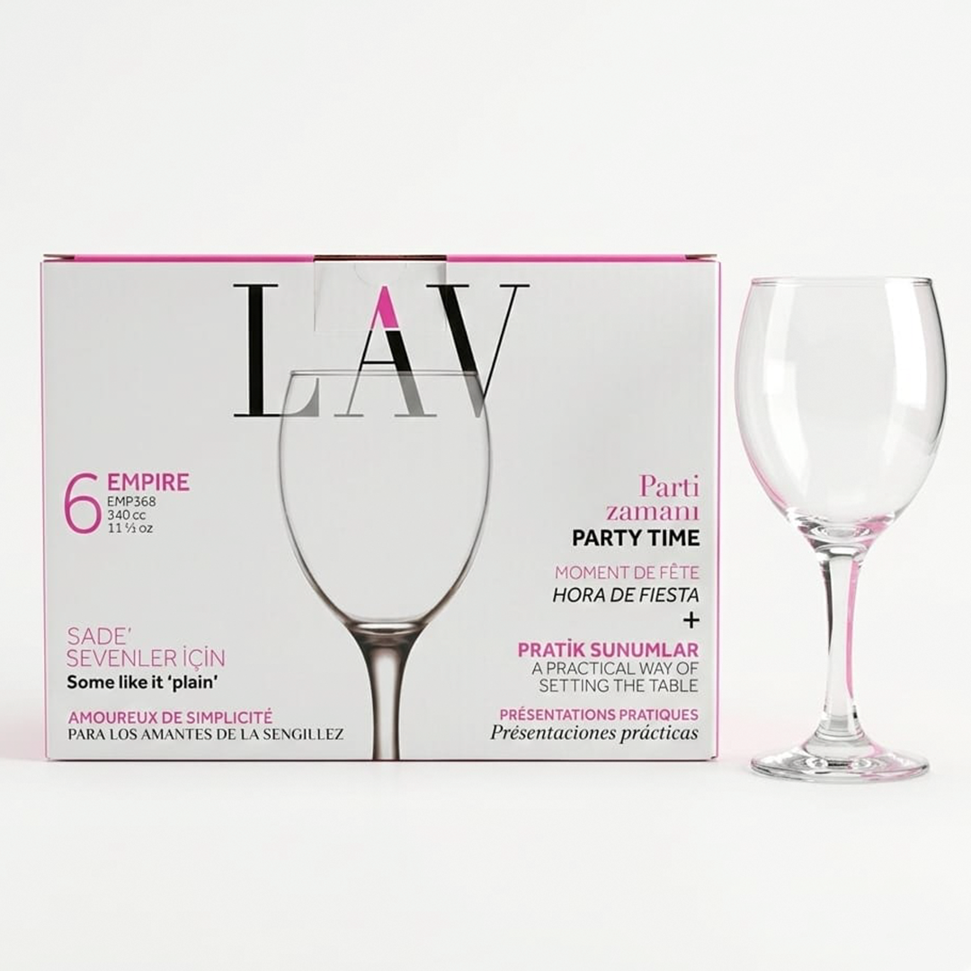 Lav Wine Glasses 6 Pieces Model