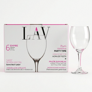 Lav Wine Glasses 6 Pieces Model