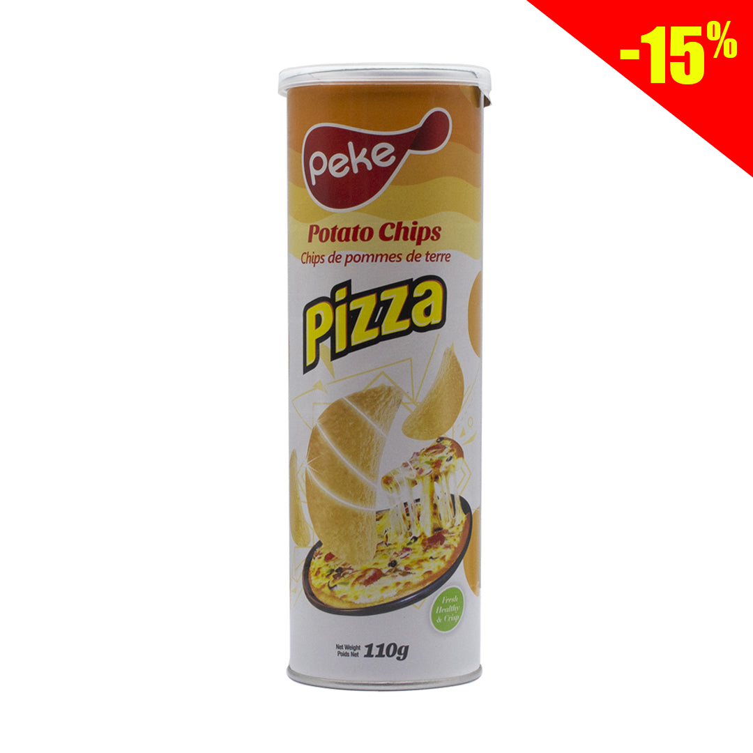 Peke pizza-flavored potato chips 110g