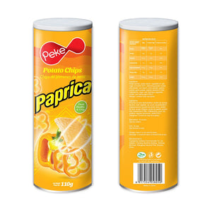 Peke paprika potato chips 110g