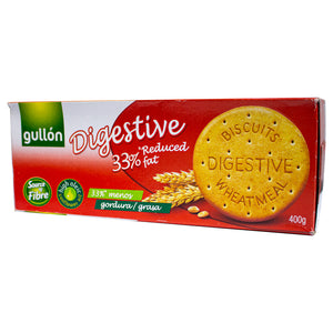 Gullon digestive biscuit 33% reduced fat 400g