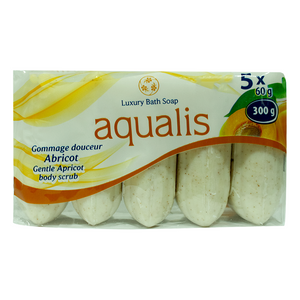 Aqualis Apricot Soap 5pcs 300g