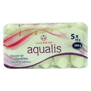 Aqualis Glycerin Soap 5pcs 300g