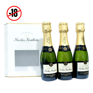 Nicolas Feuillatte Champagne 12% vol 3x200ml