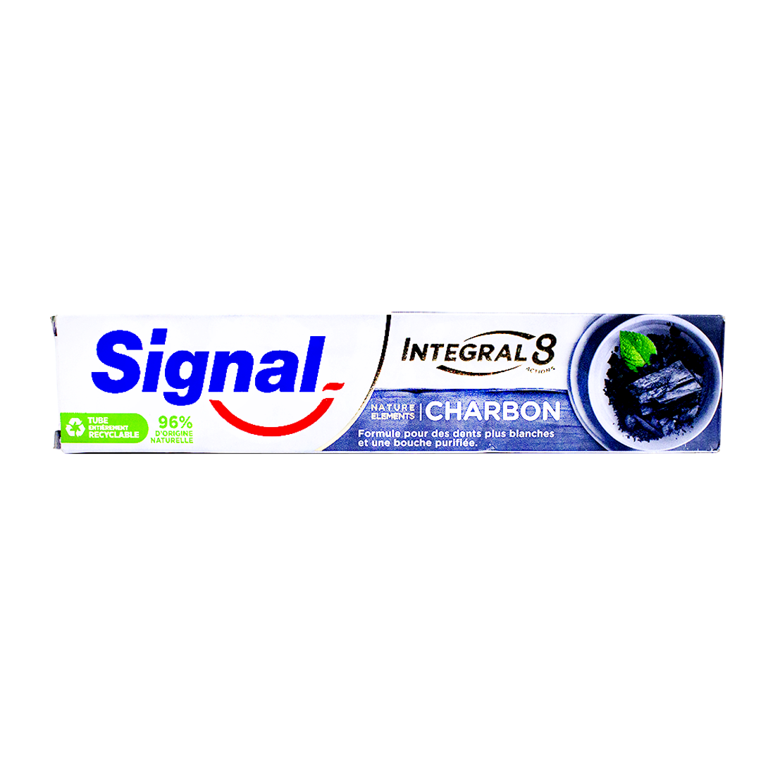 Signal Toothpaste Integral 8 Charcoal 75ml