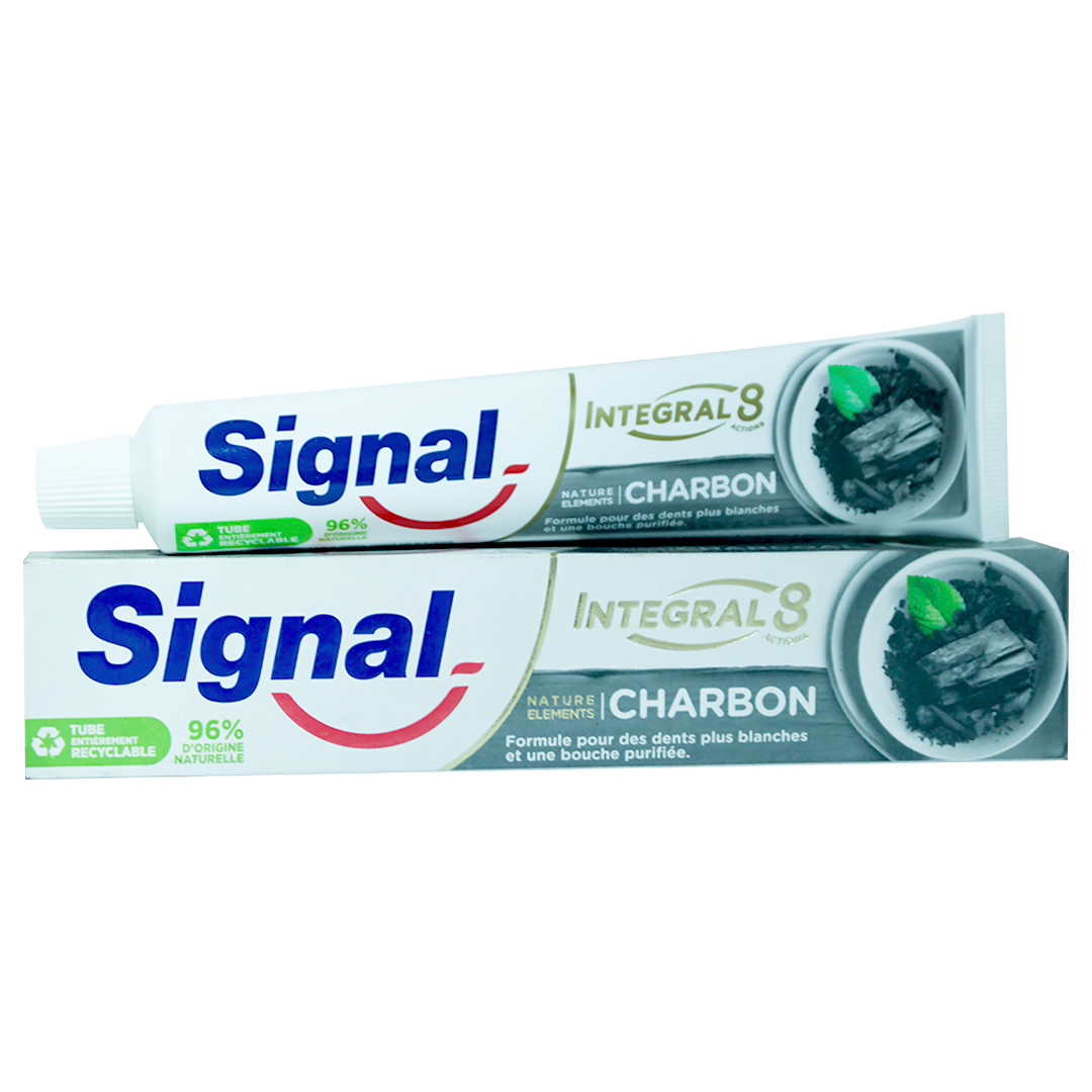Signal Toothpaste Integral 8 Charcoal 75ml