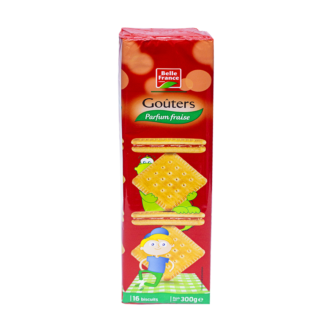 Belle France Biscuit Goûters Strawberry Flavor 300g