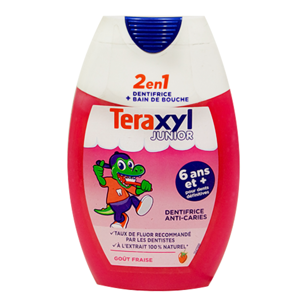 Teraxyl dentifrice junior 2en1 gout doux 75ml