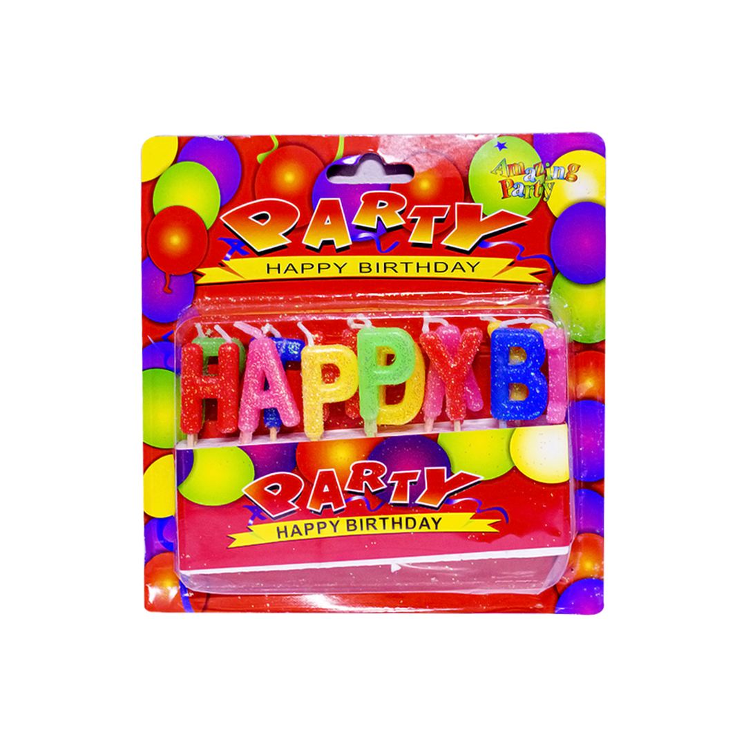 Party birthday candles happy birthday 1 piece