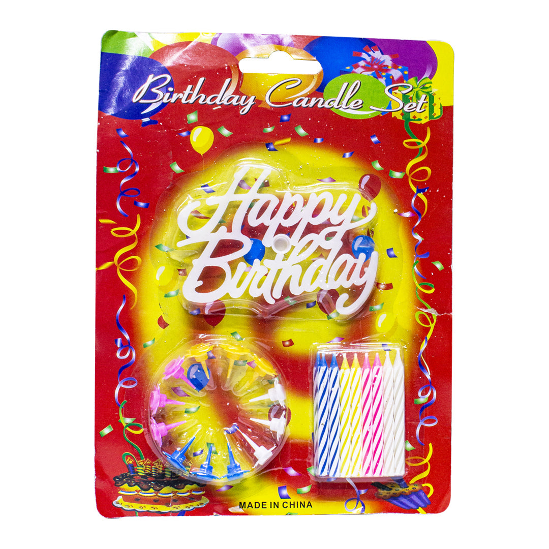 Birthday candles 8 pieces