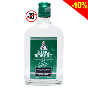 King Robert 2 London gin 43% 350ml