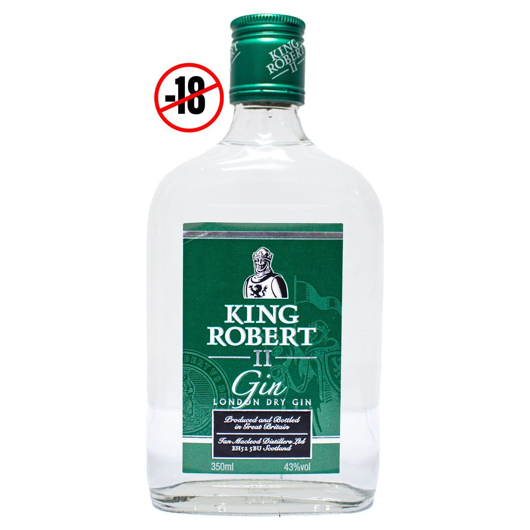 King Robert 2 London gin 43% 350ml