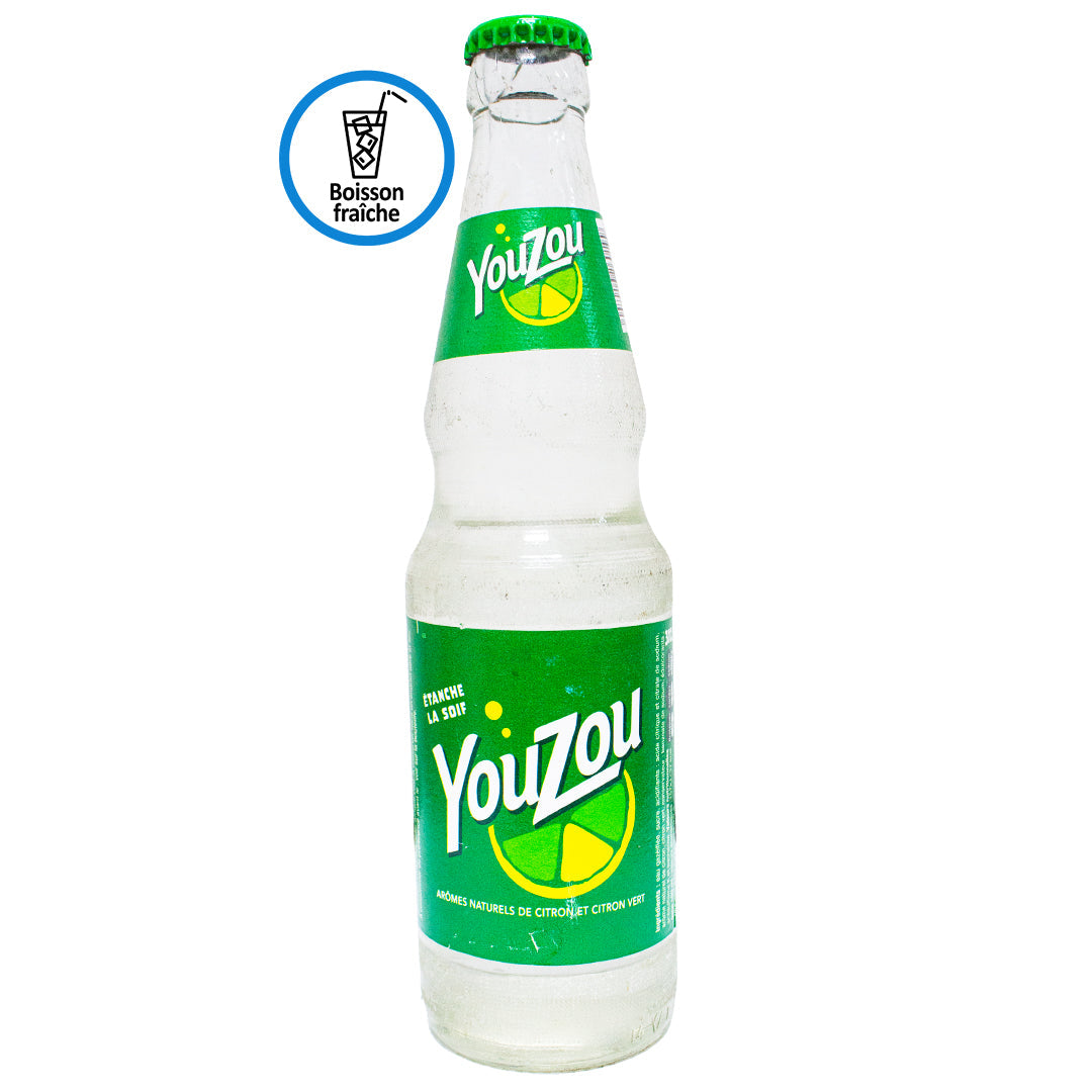 Youzou lemon soda with natural lemongrass flavor 300ml