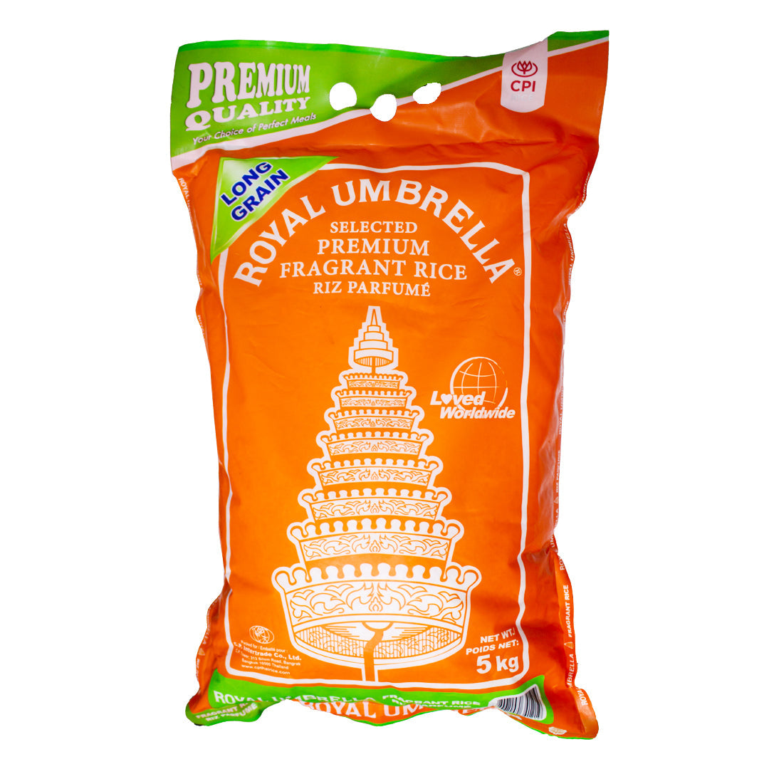 Royal Umbrella long grain fragrant rice 5kg