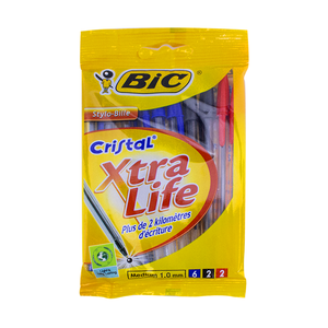 Bic Cristal Xtra Life ballpoint pens 10pcs