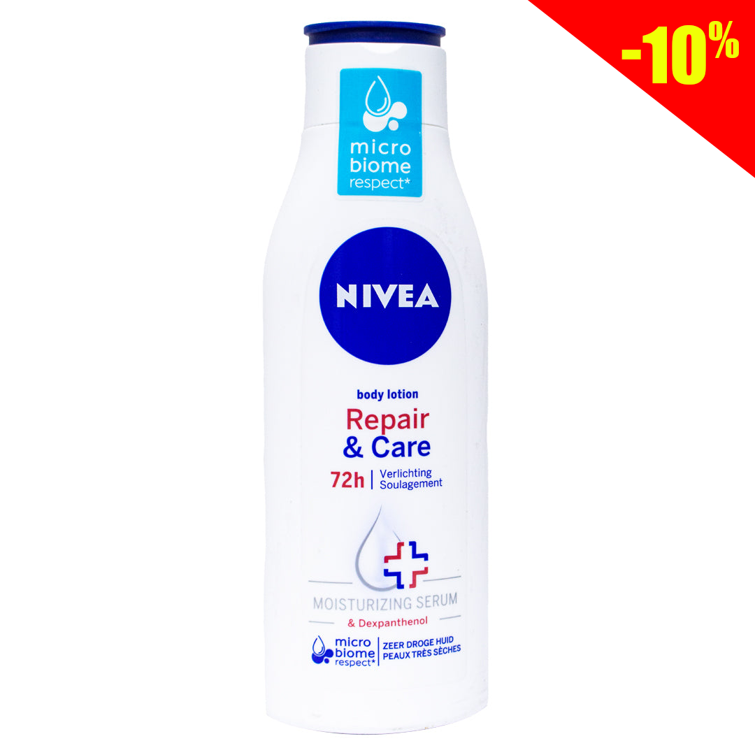 Nivea body lotion, repair and protection 72h 250ml