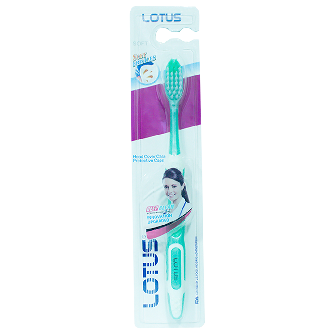 Lotus deep cleaning soft toothbrush 1pc