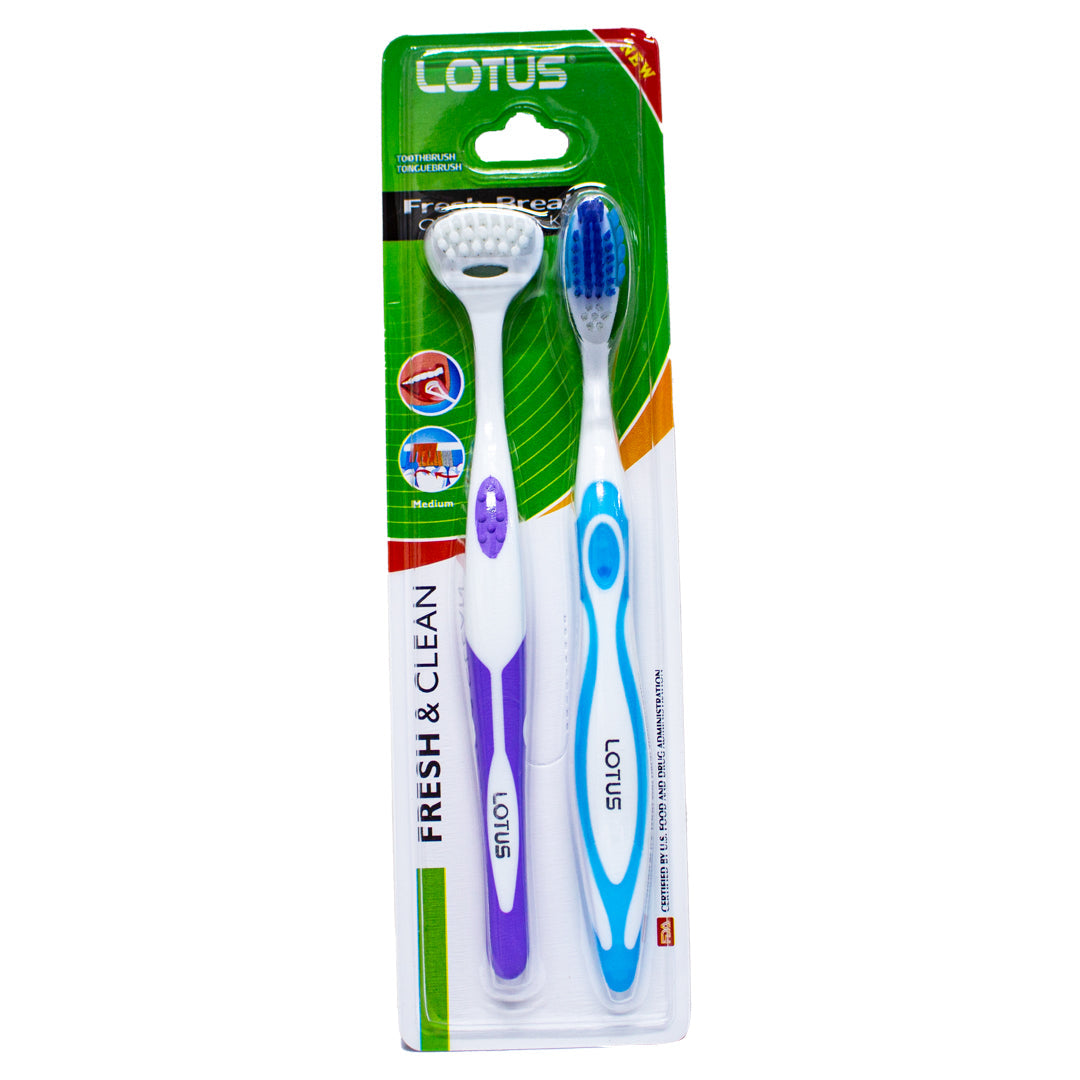 Lotus toothbrush fresh and clean in 1 kit