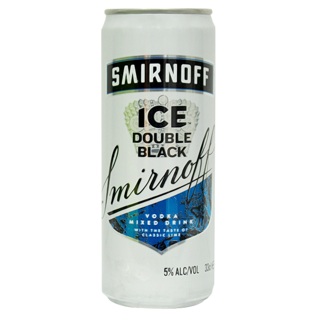 Smirnoff vodka ice double black 5% 330ml