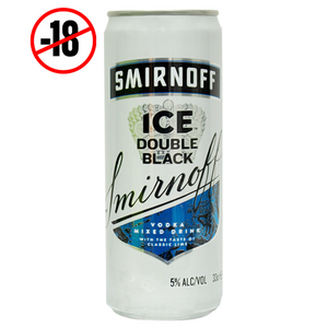 Smirnoff vodka ice double black 5% 330ml