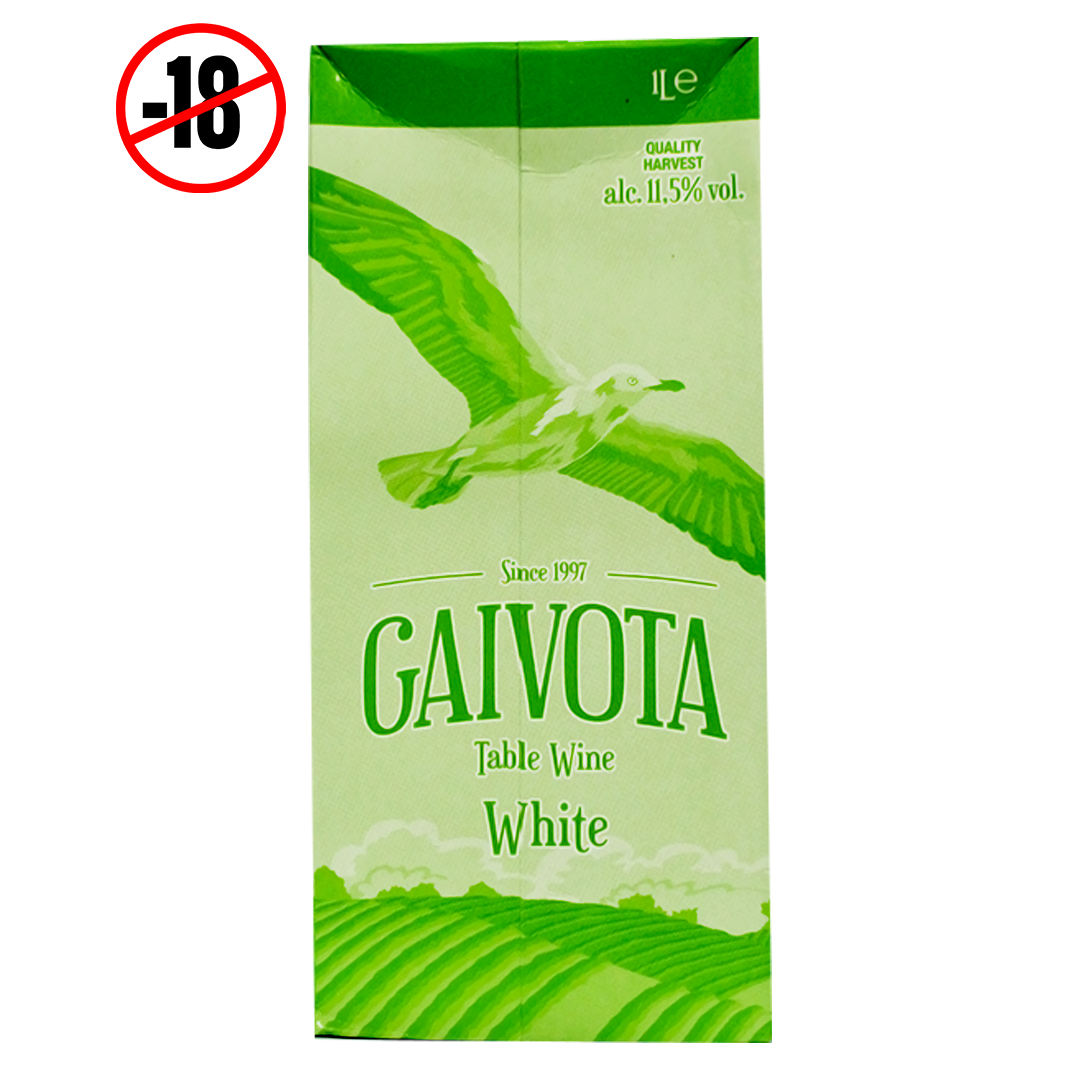 Gaivota table white wine 11.5% vol 1l