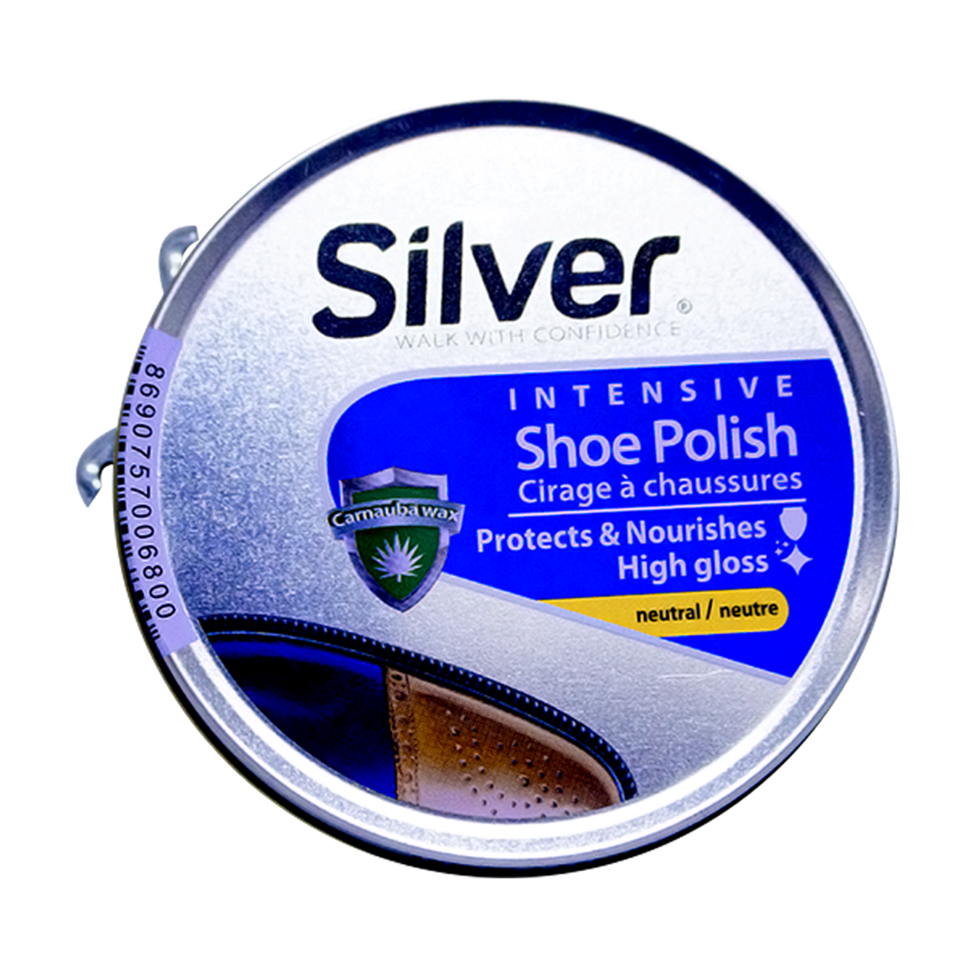 Silver Shoe Polish Neutral 50ml