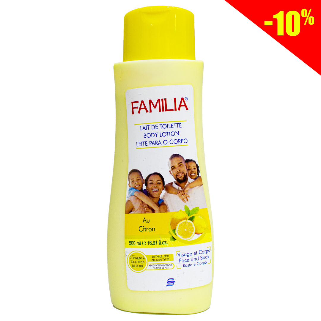 Familia lemon cleansing milk for face and body 500ml
