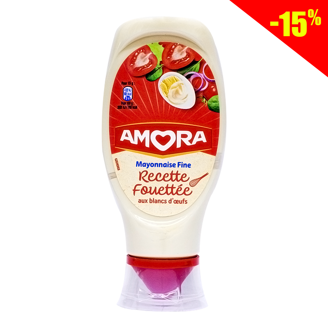 Amora Fine Mayonnaise with Egg Whites 398g
