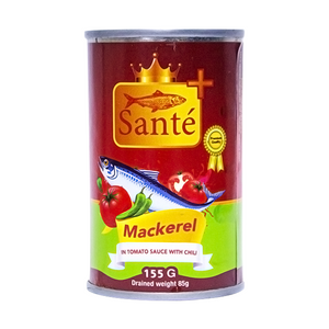 Sante Pilchard Mackerel in Tomato Sauce Can 155g