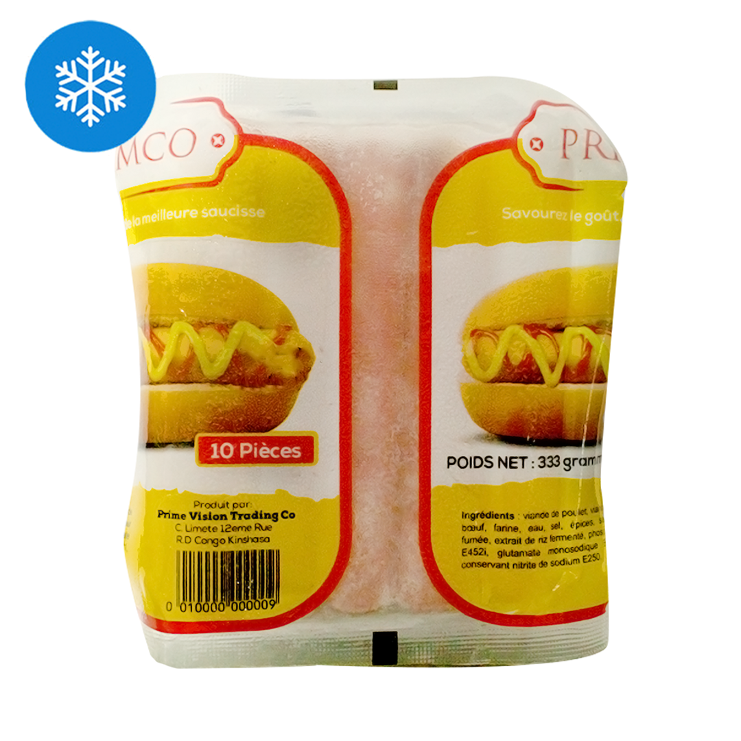 Primco saucisse de beef cuite 340g