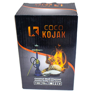 Kojak coconut shell charcoal 72 pieces
