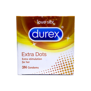 Durex Condoms Extra Dots 3pcs