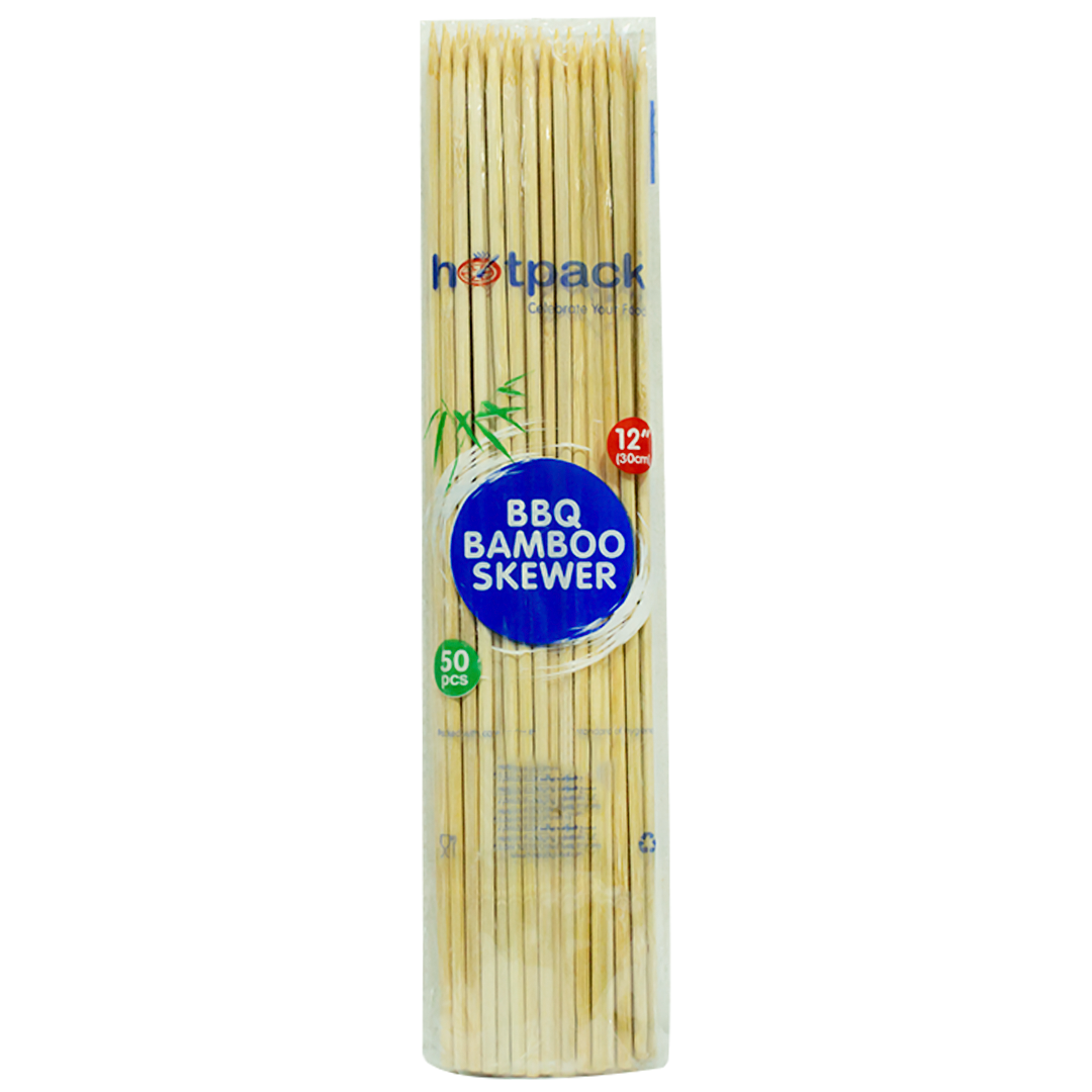 Hotpack Skewer Sticks 12 Inch 50 Pieces