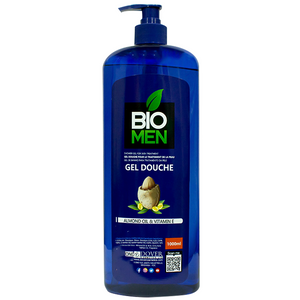 Bio Men shower gel Almond Oil & Vitamin E Blue 1000ml
