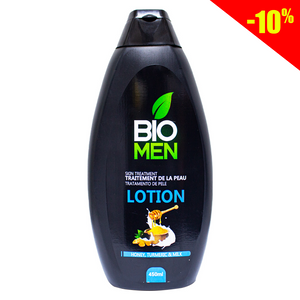 Bio Men body lotion with honey, turmeric, and milk 450ml