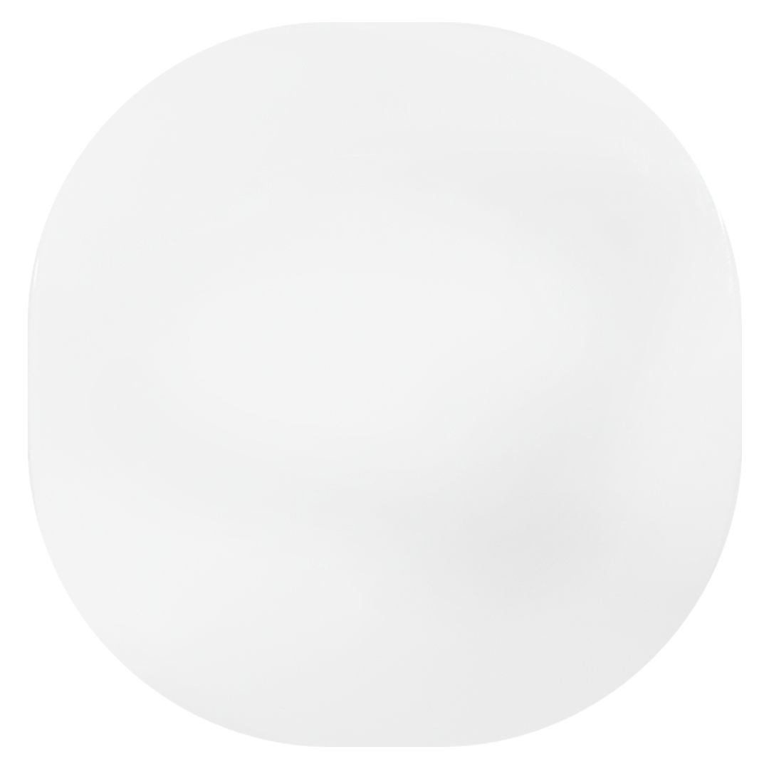 Opel square plate white FQP110