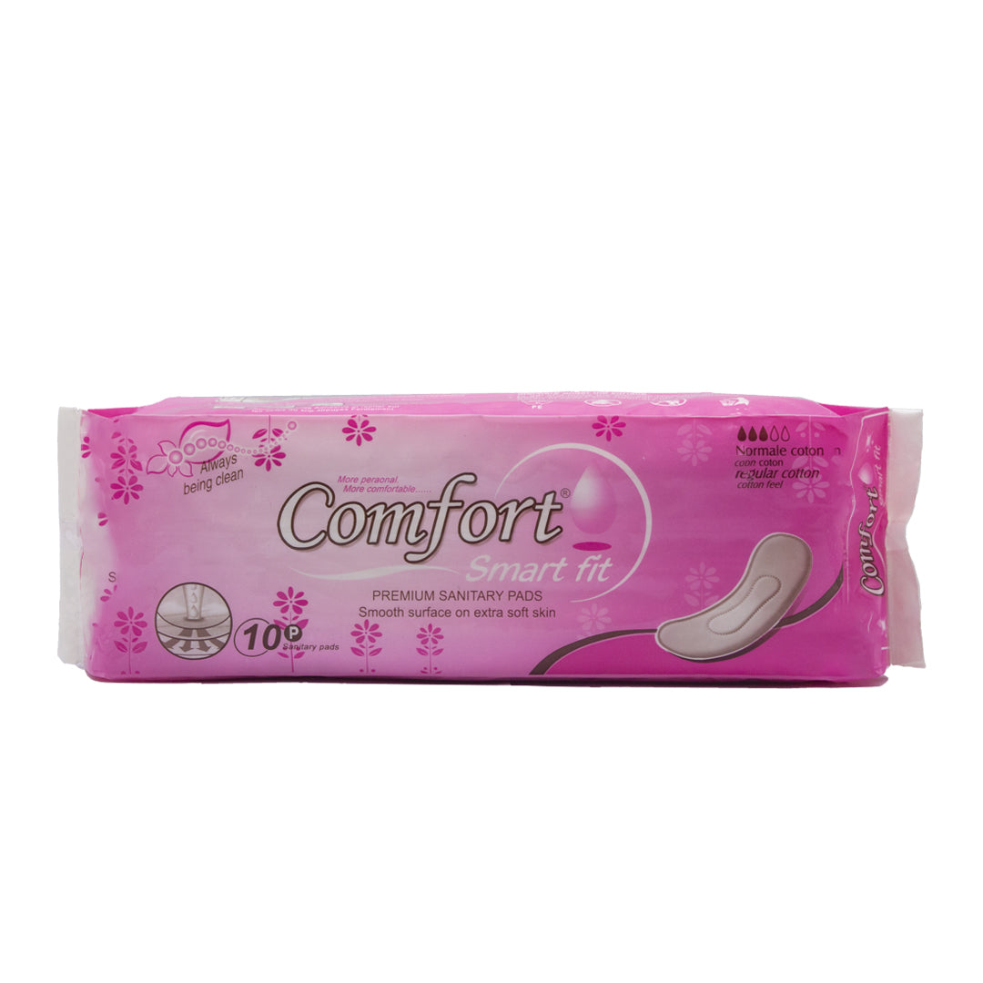 Comfort sanitary pads smart fit 10 pieces