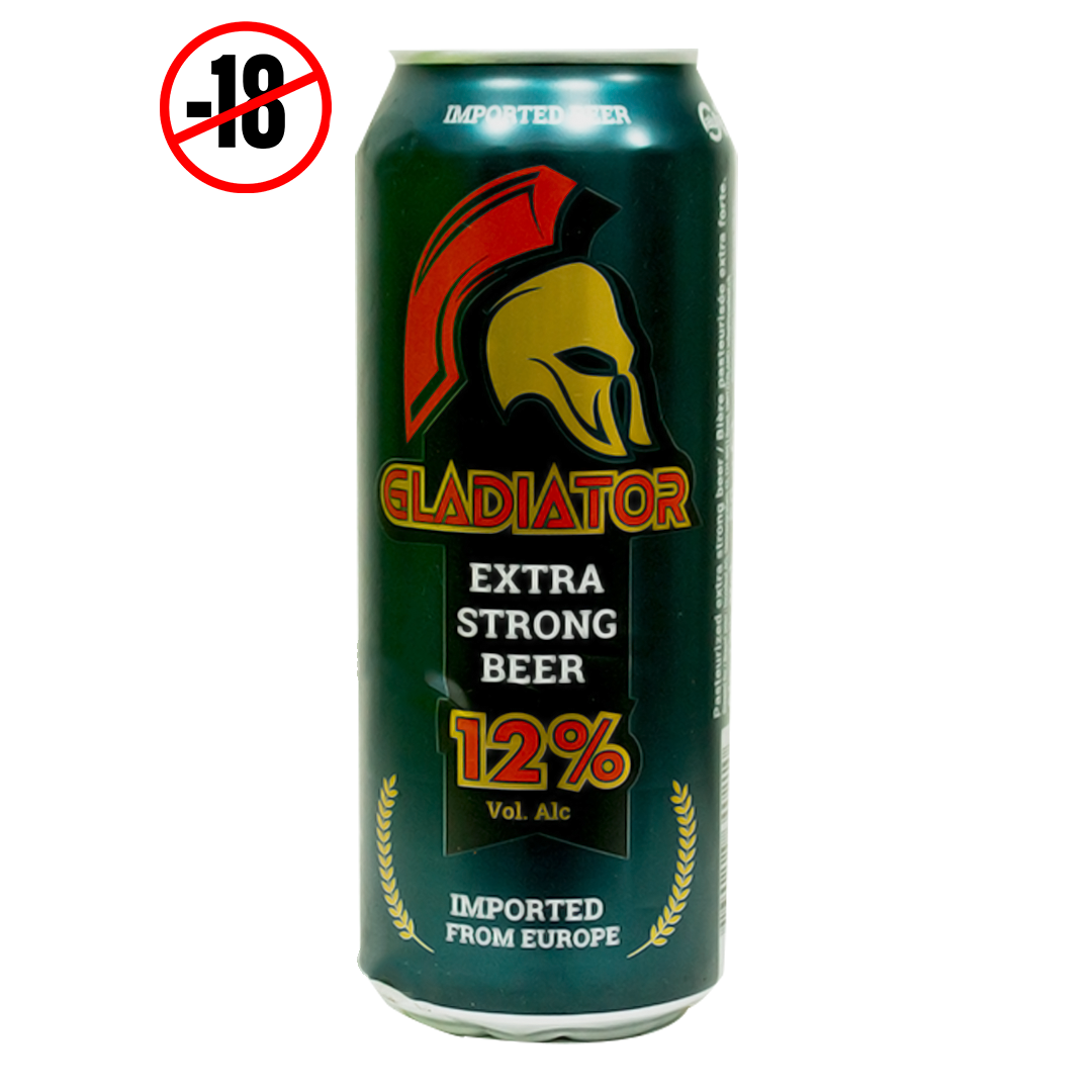 Gladiator strong beer 12% 500ml