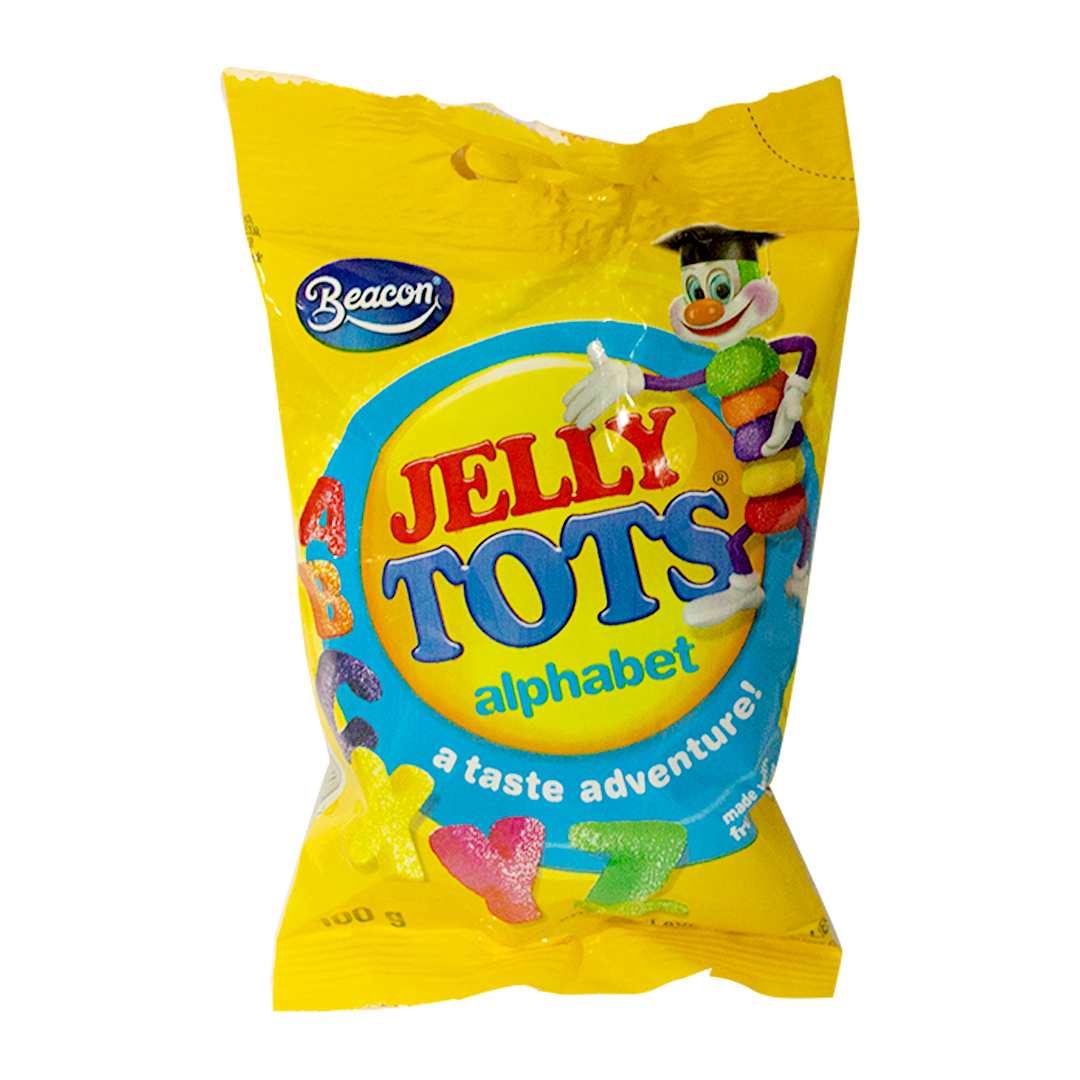 Beacon alphabet jelly tots 100g
