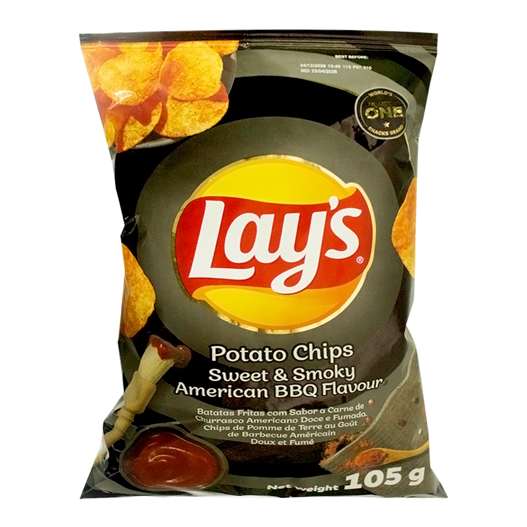 Lays chips sweet & smoky 105g
