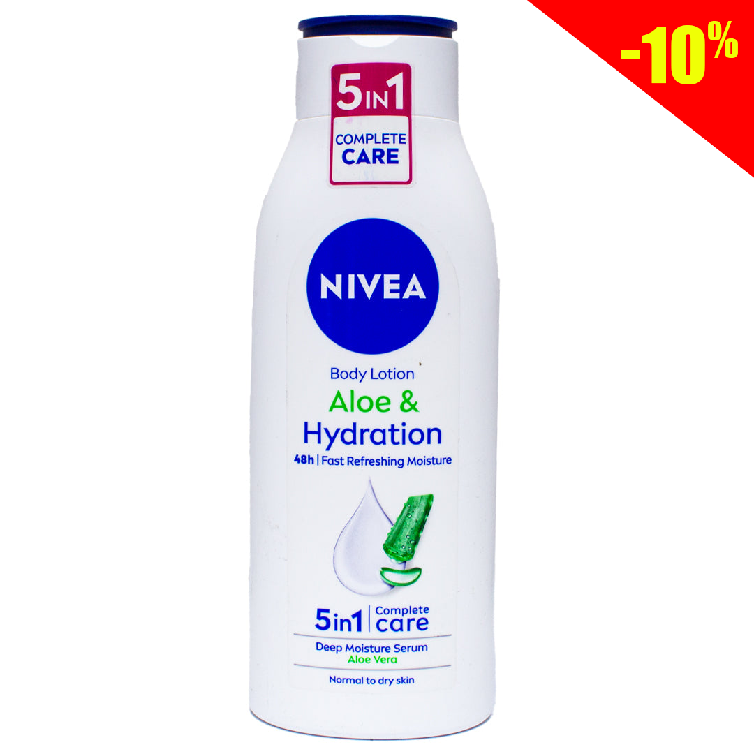 Nivea body lotion aloe complete protection hydration 400ml
