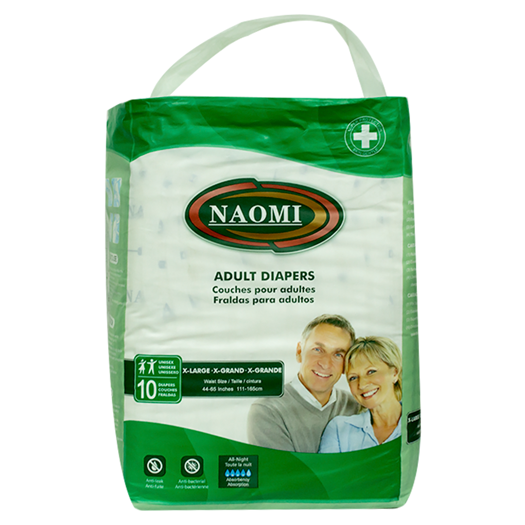 Naomi adult diapers size XL 10 pieces