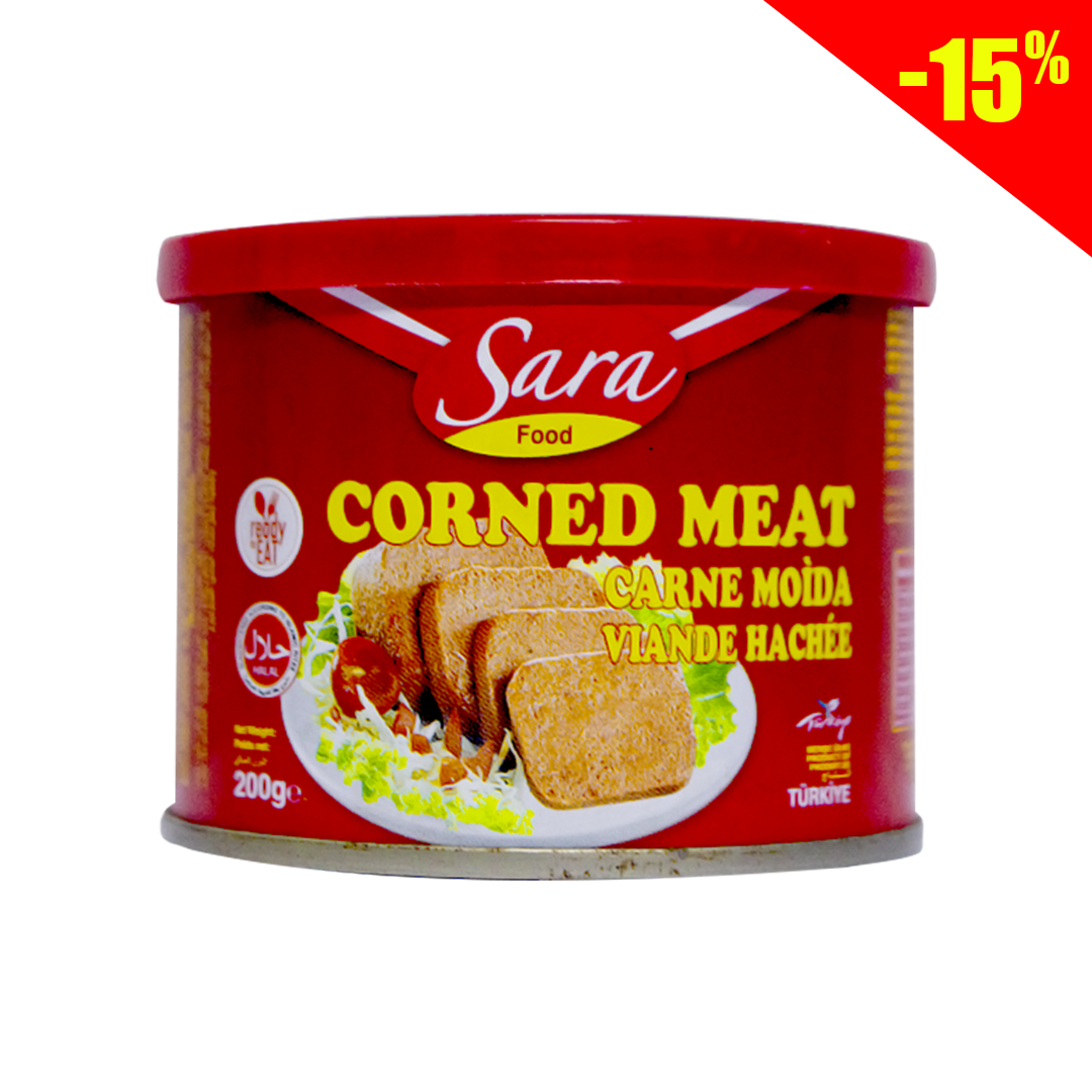 Sara food canned corned beef 200g